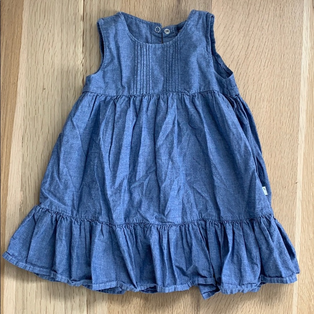 Wheat denim shift dress